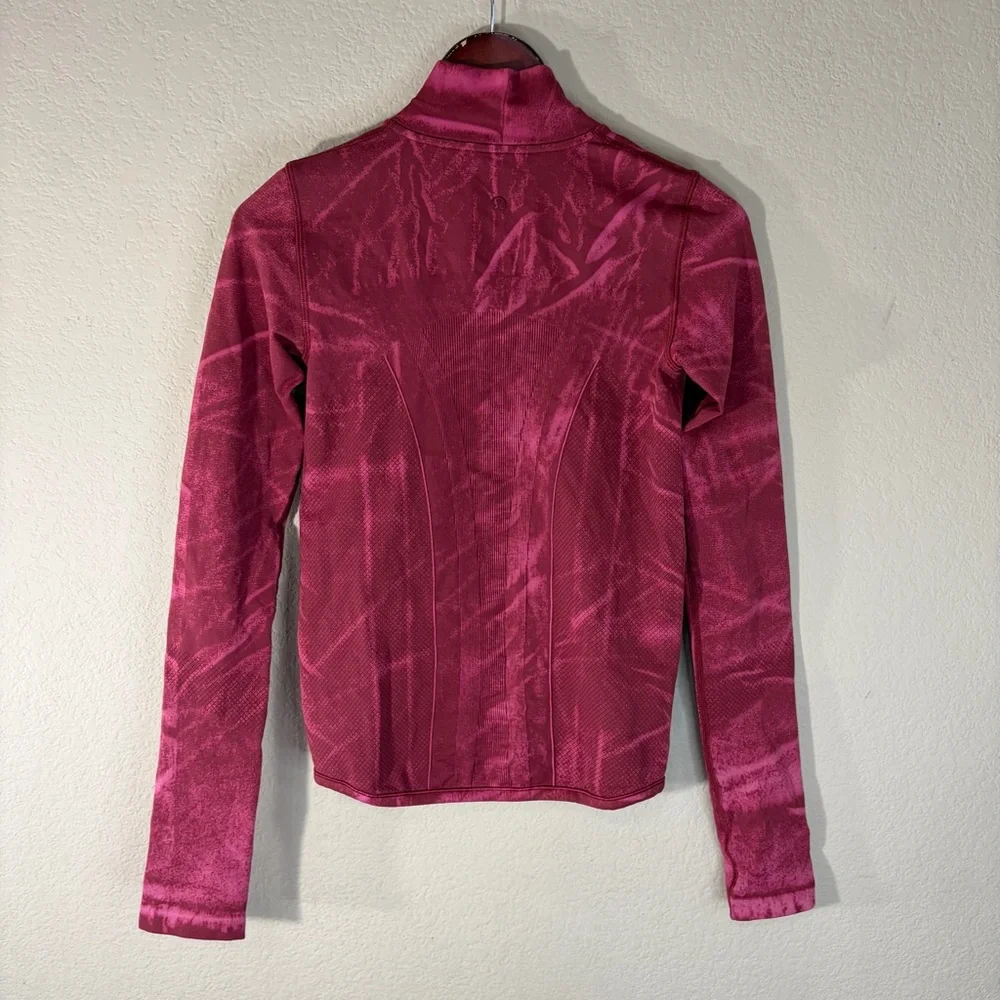 Lululemon‎ Womens Sz 4 Ebb to Street Define Jacket Chianti Red Outdoor Gym Comfy